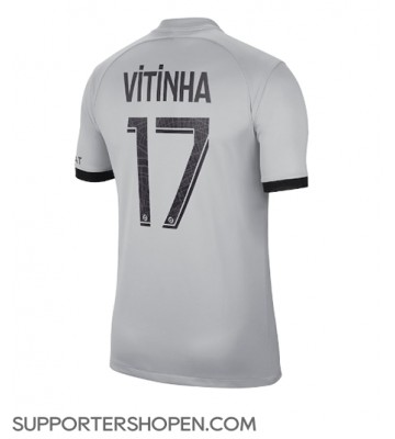 Paris Saint-Germain Vitinha Ferreira #17 Borta Matchtröja 2022-23 Kortärmad